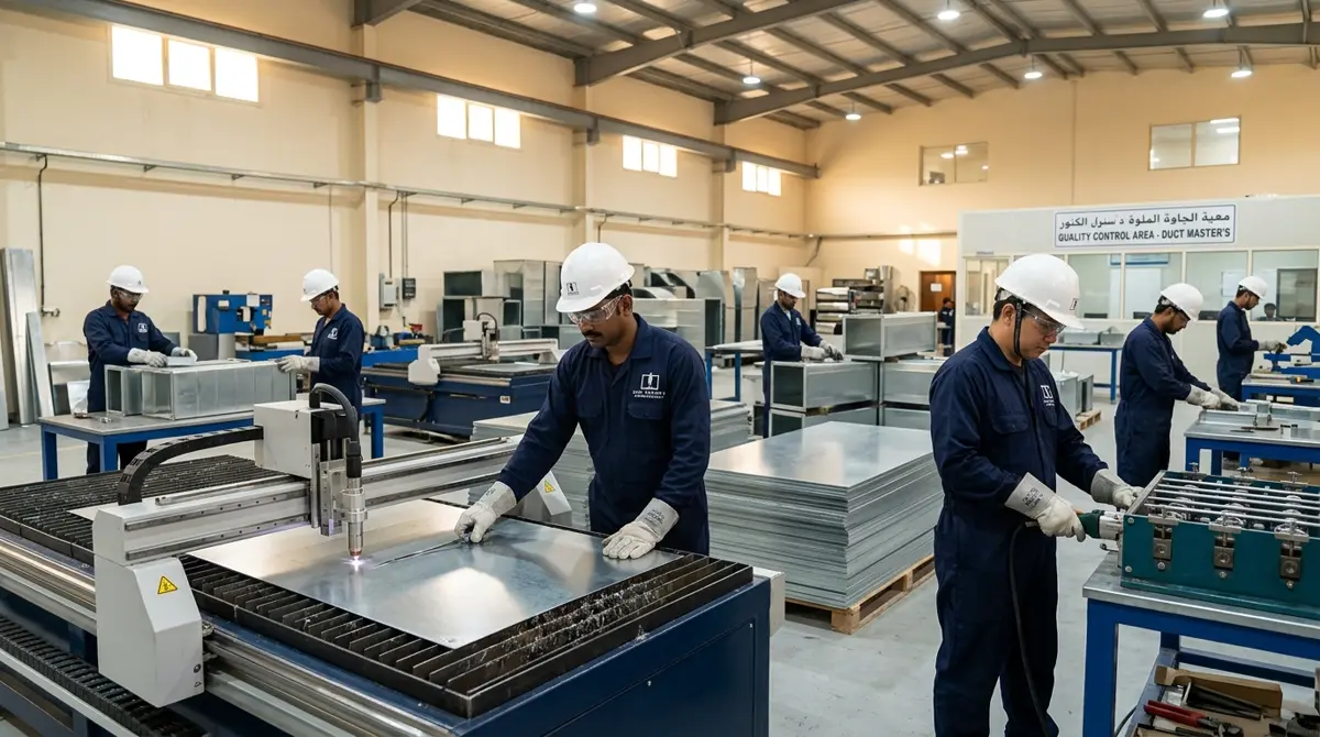 Duct Masters Musaffah fabrication facility
